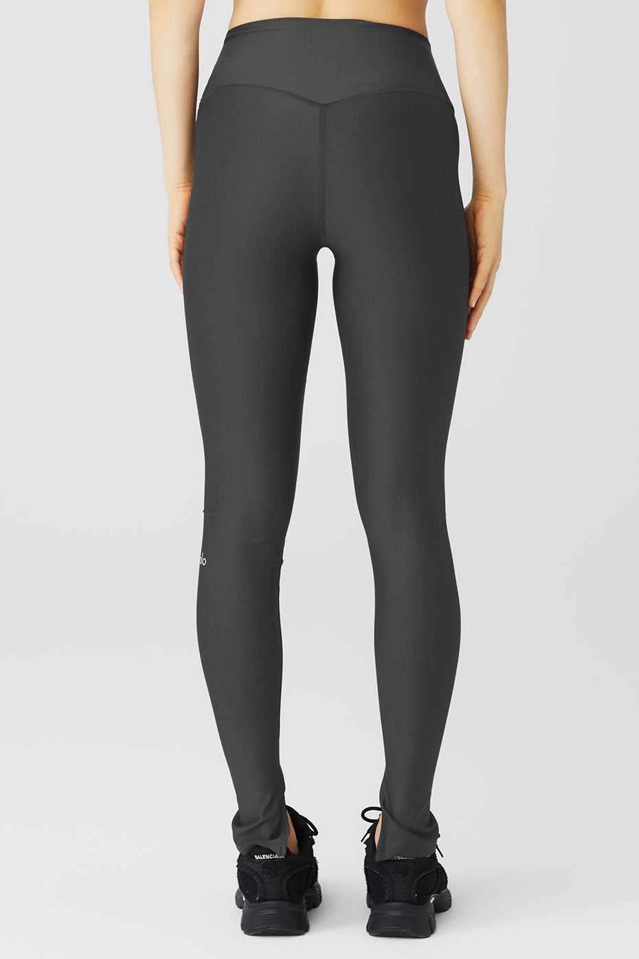 Alo Yoga USA Airlift High-Waist Elongated Anthracite | 1872069-CT