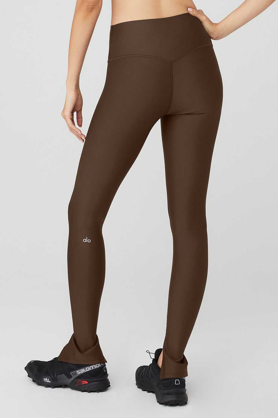 Alo Yoga USA Airlift High-Waist Elongated Espresso | 3725649-WP