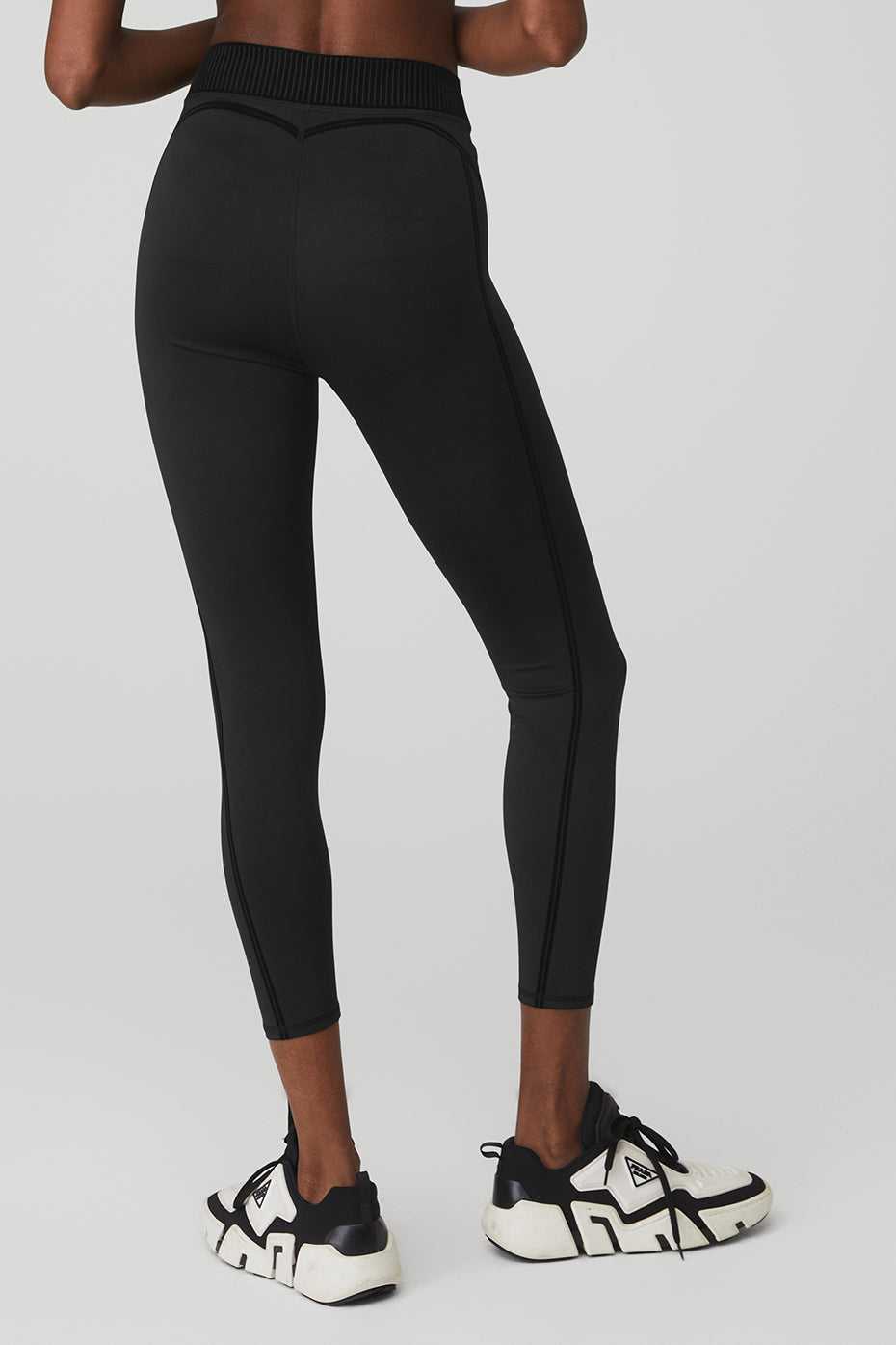 Alo Yoga USA Airlift High-Waist Line Up Black | 0983541-EU