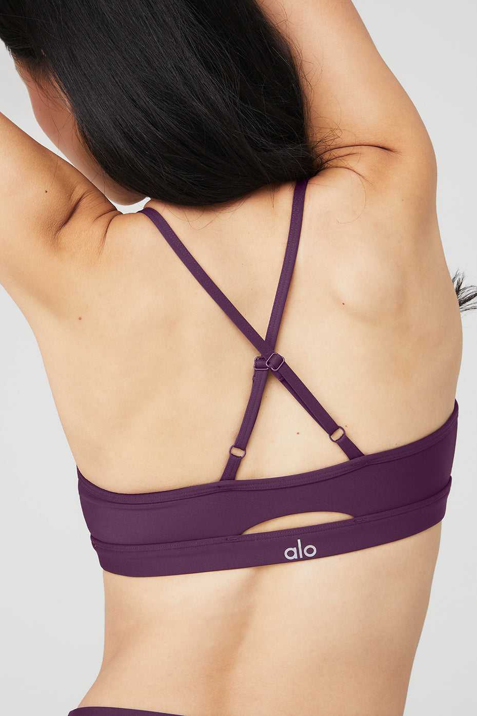 Alo Yoga USA Airlift Intrigue Dark Plum | 5291643-VY