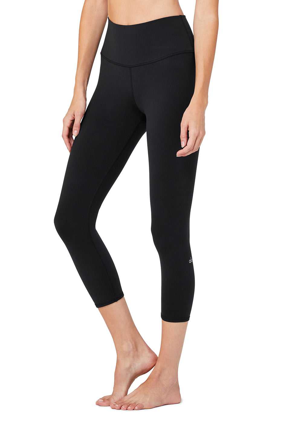 Alo Yoga USA Alo Yoga High-Waist Airbrushris Black | 8154206-QB