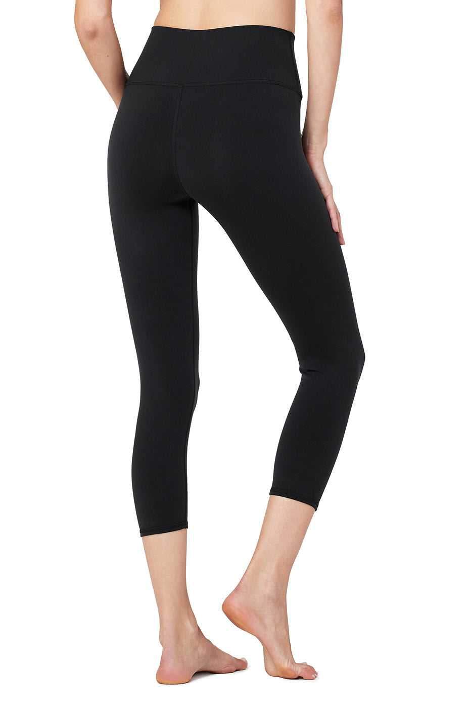 Alo Yoga USA Alo Yoga High-Waist Airbrushris Black | 8154206-QB