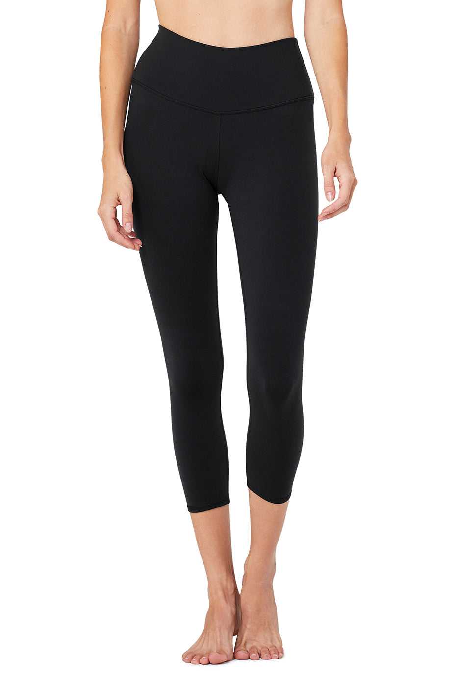 Alo Yoga USA Alo Yoga High-Waist Airbrushris Black | 8154206-QB