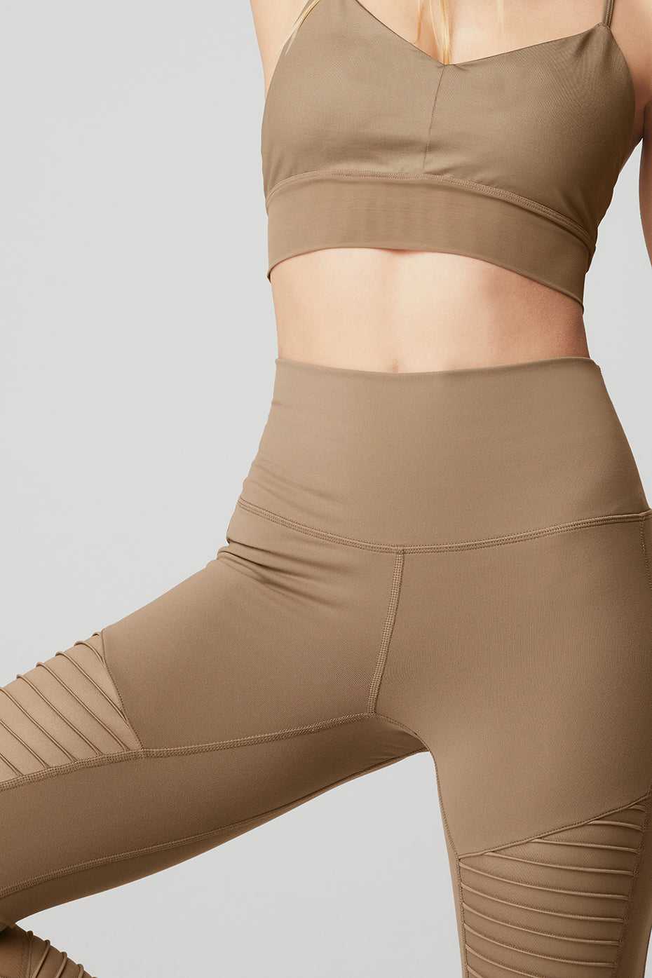 Alo Yoga USA Alo Yoga High-Waist Motos Gravel | 6234780-BP