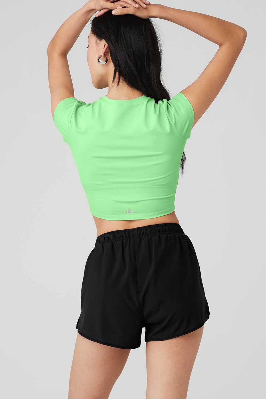 Alo Yoga USA Alosoft Crop Finesse Ultramint | 5271649-BD