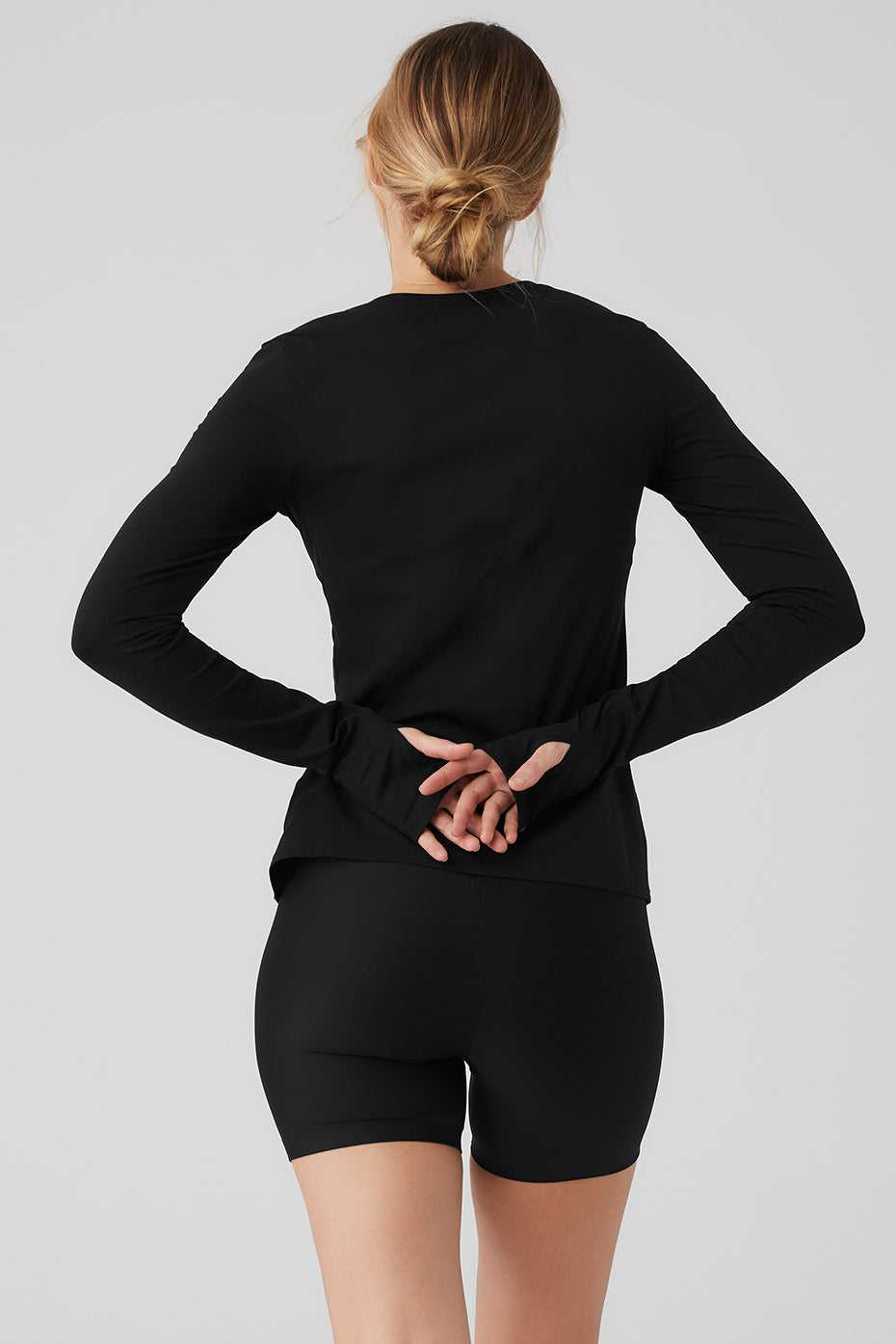 Alo Yoga USA Alosoft Finesse Black | 1706953-GJ