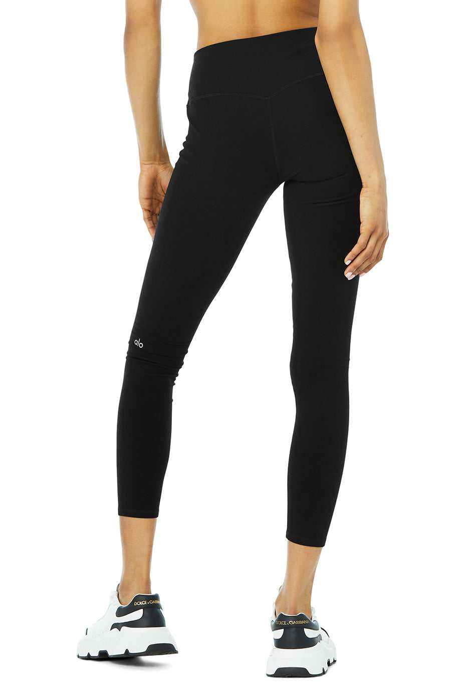 Alo Yoga USA Alosoft High-Waist Highlight Black | 1725036-EG