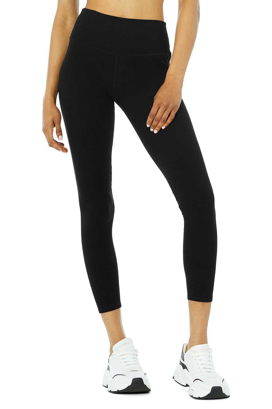 Alo Yoga USA Alosoft High-Waist Highlight Black | 1725036-EG