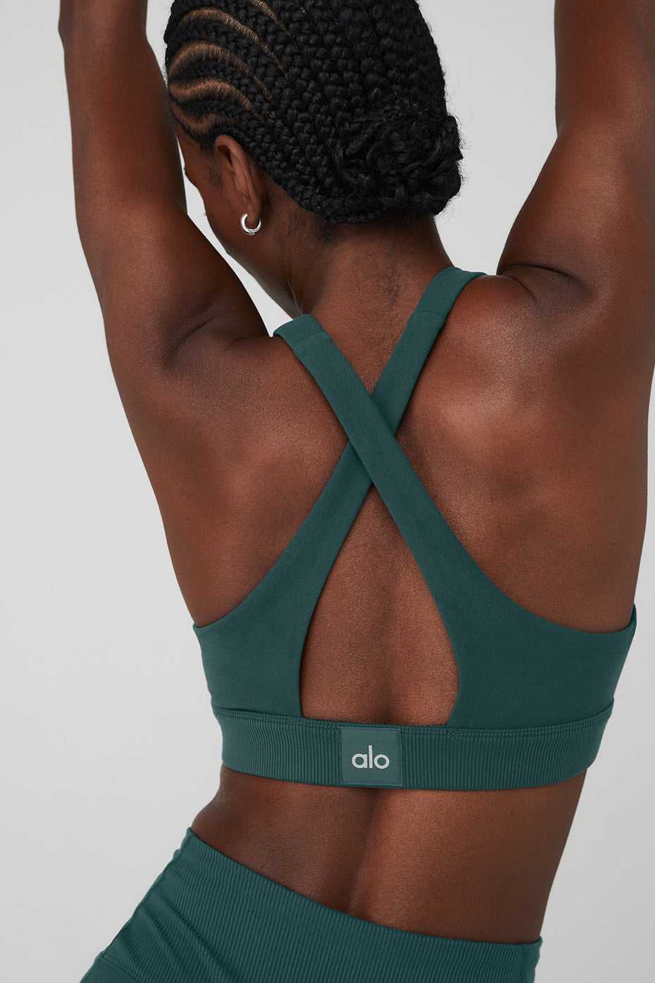 Alo Yoga USA Alosoft Iconic 90's Midnight Green | 6402319-CH