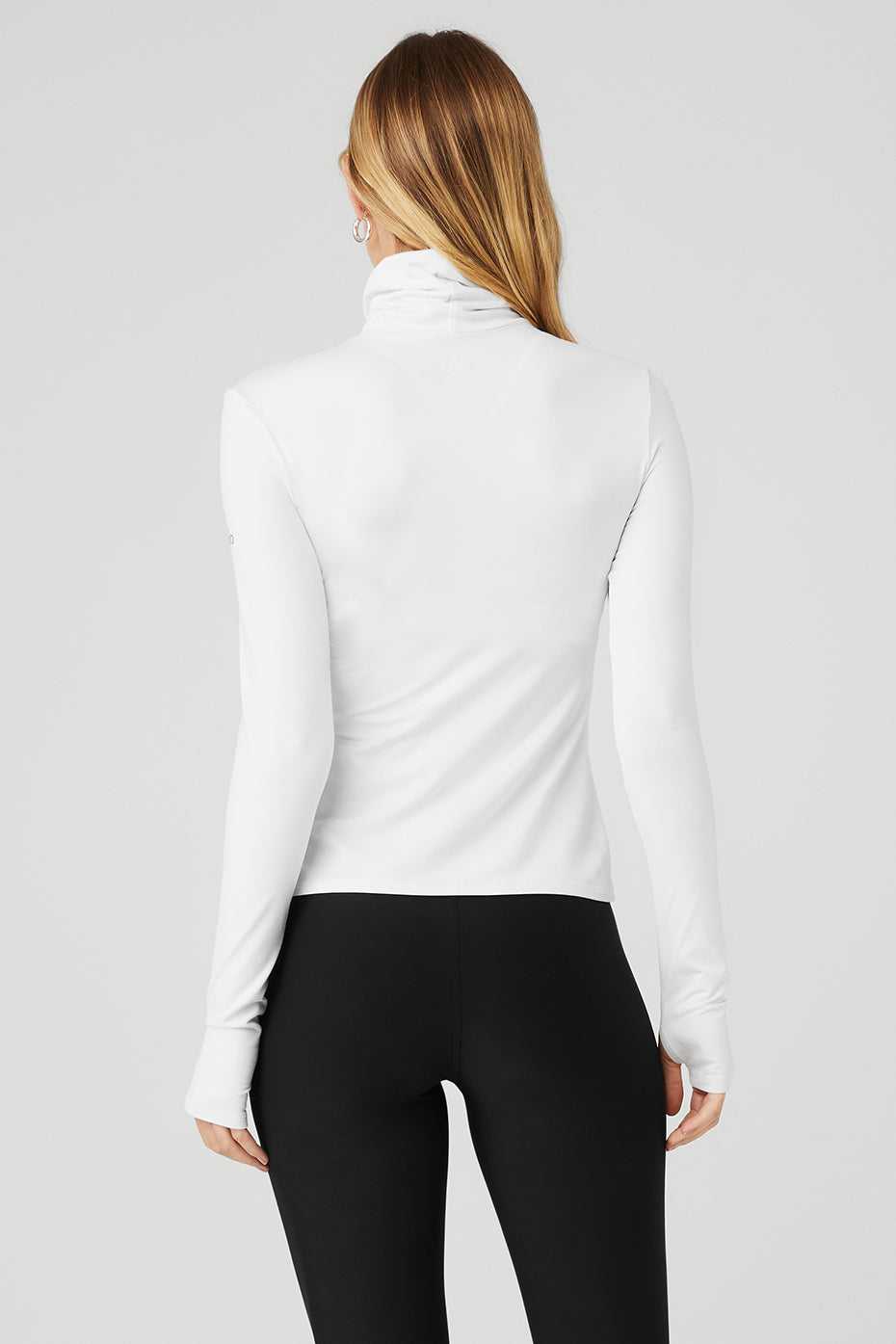 Alo Yoga USA Alosoft Protection Turtleneck White | 4680132-IP