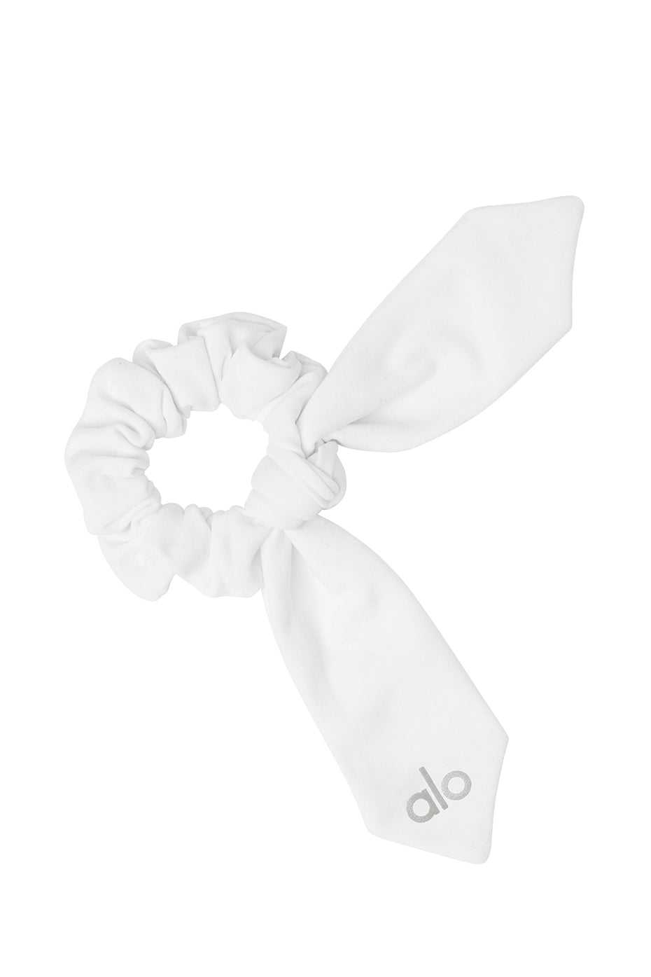 Alo Yoga USA Alosoft Rhythm Scrunchie White | 4571263-QX