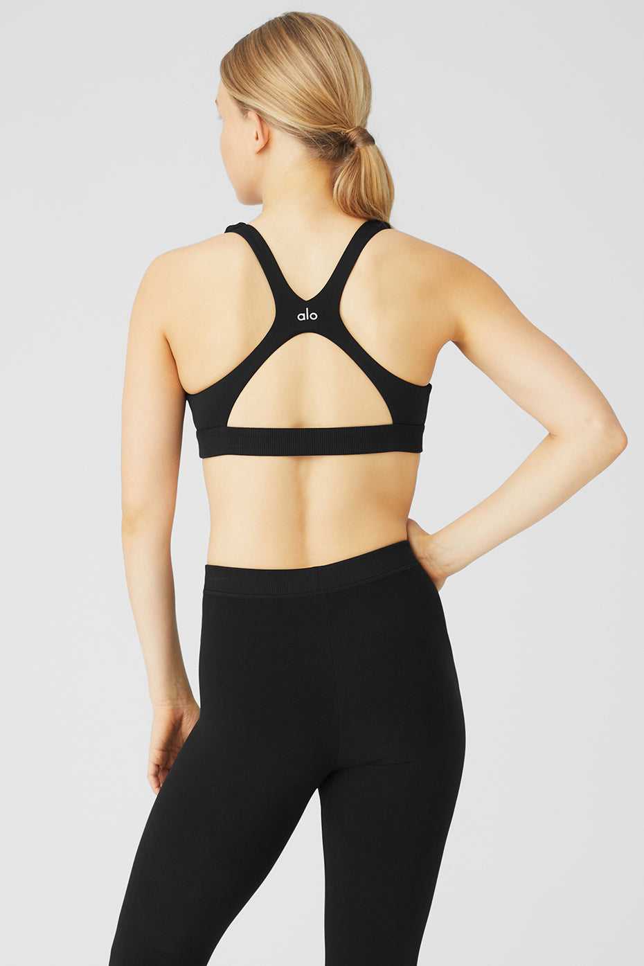 Alo Yoga USA Alosoft Show Stopper Black | 4608379-FR