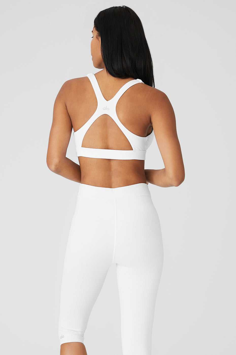 Alo Yoga USA Alosoft Show Stopper White | 4653120-FM