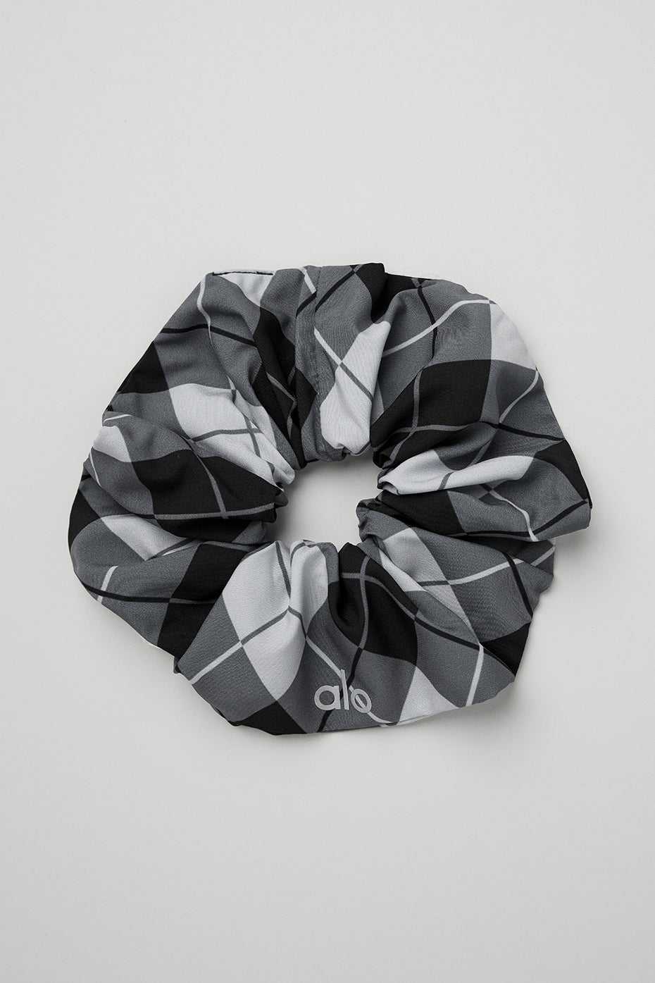 Alo Yoga USA Argyle Oversized Scrunchie Anthracite | 1725908-KL