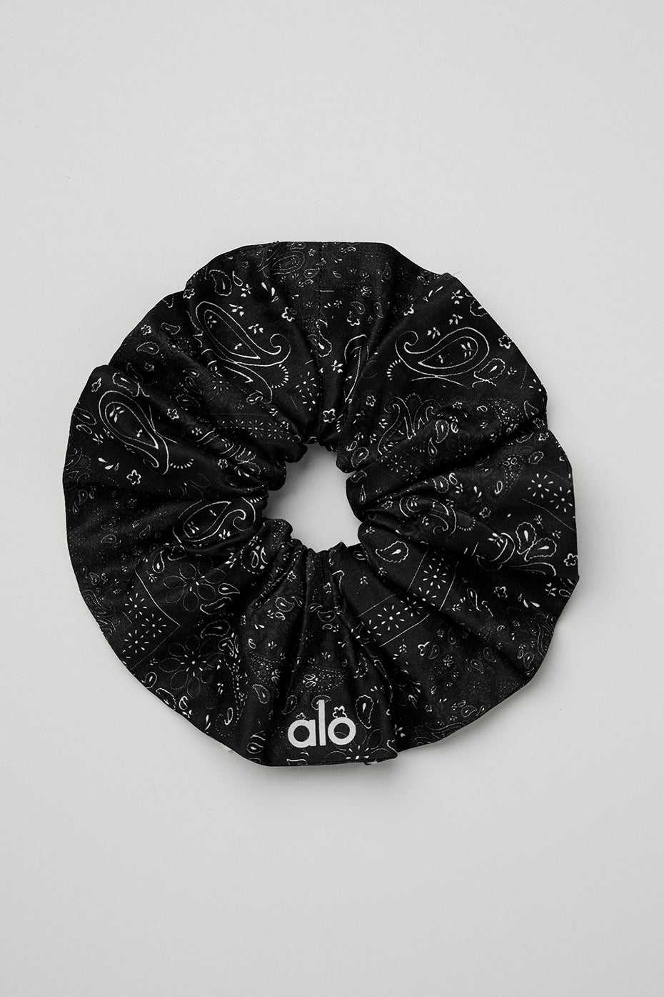 Alo Yoga USA Bandana Oversized Scrunchie Black | 7138945-BT