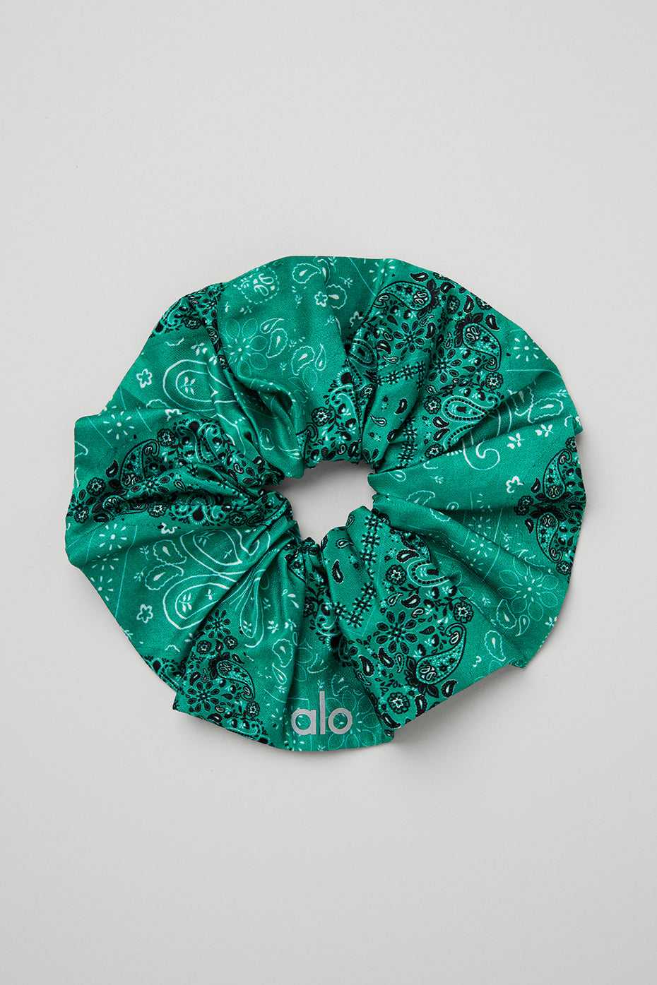 Alo Yoga USA Bandana Oversized Scrunchie Green Emerald | 0973465-BJ