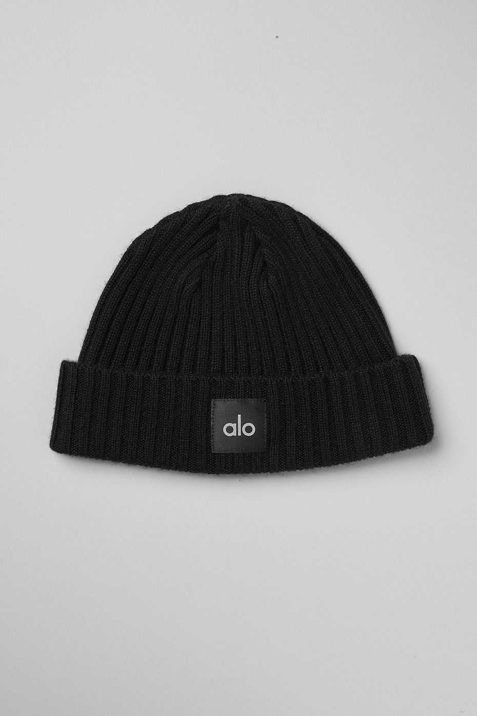 Alo Yoga USA Cashmere Blend Rib Beanie Black | 7409361-LV