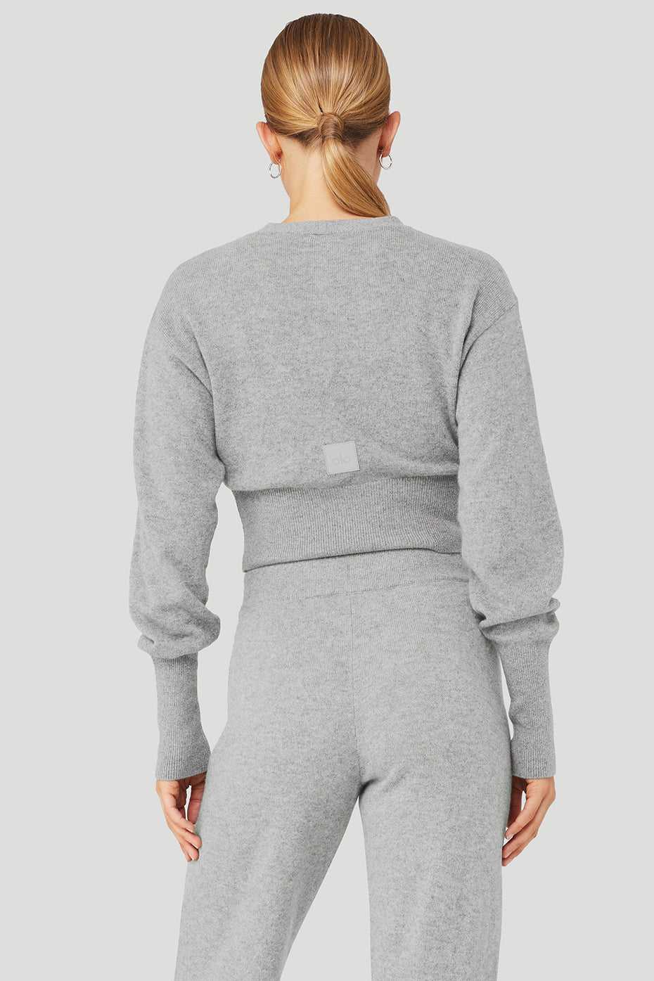 Alo Yoga USA Cashmere Jet Set Cardigan Dove Grey | 7496208-FA