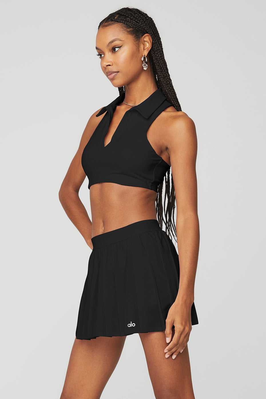 Alo Yoga USA Charmed Collar Black | 6409513-FO