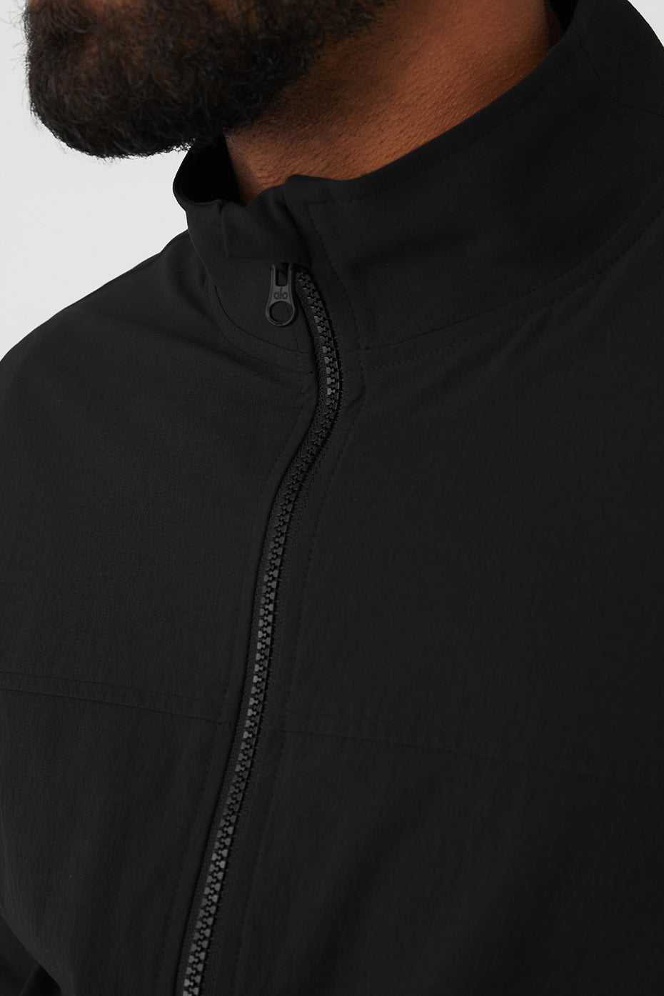 Alo Yoga USA Co-Op Bomber Black | 2349176-XF