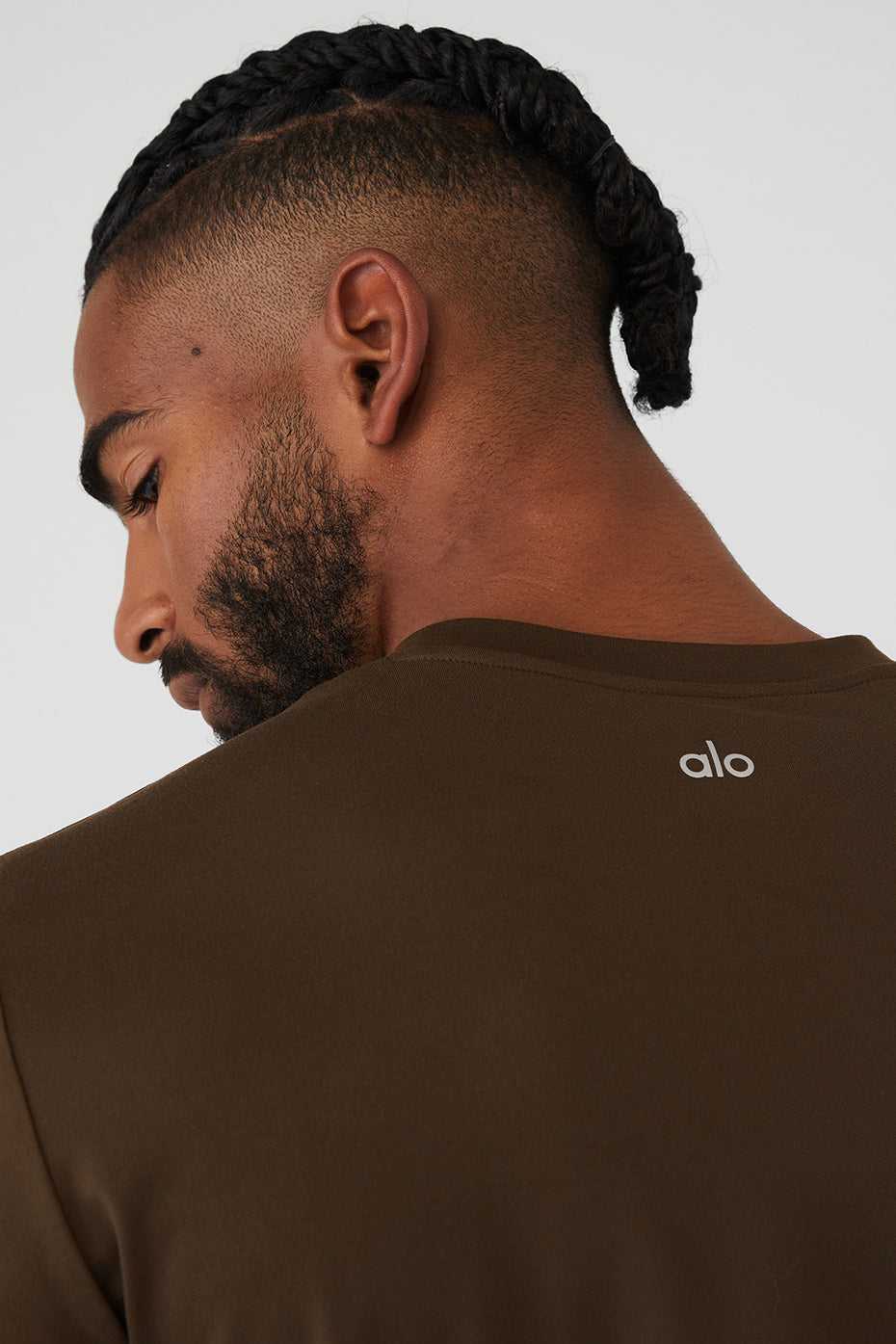 Alo Yoga USA Conquer Reform Crewneck Long Sleeve Espresso | 0845273-RU