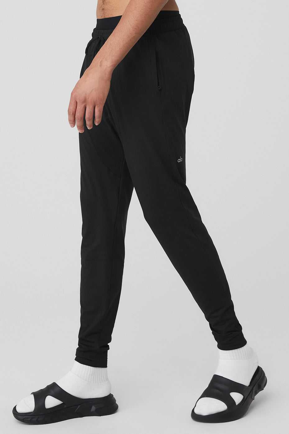 Alo Yoga USA Conquer Revitalize Black | 7023194-JT