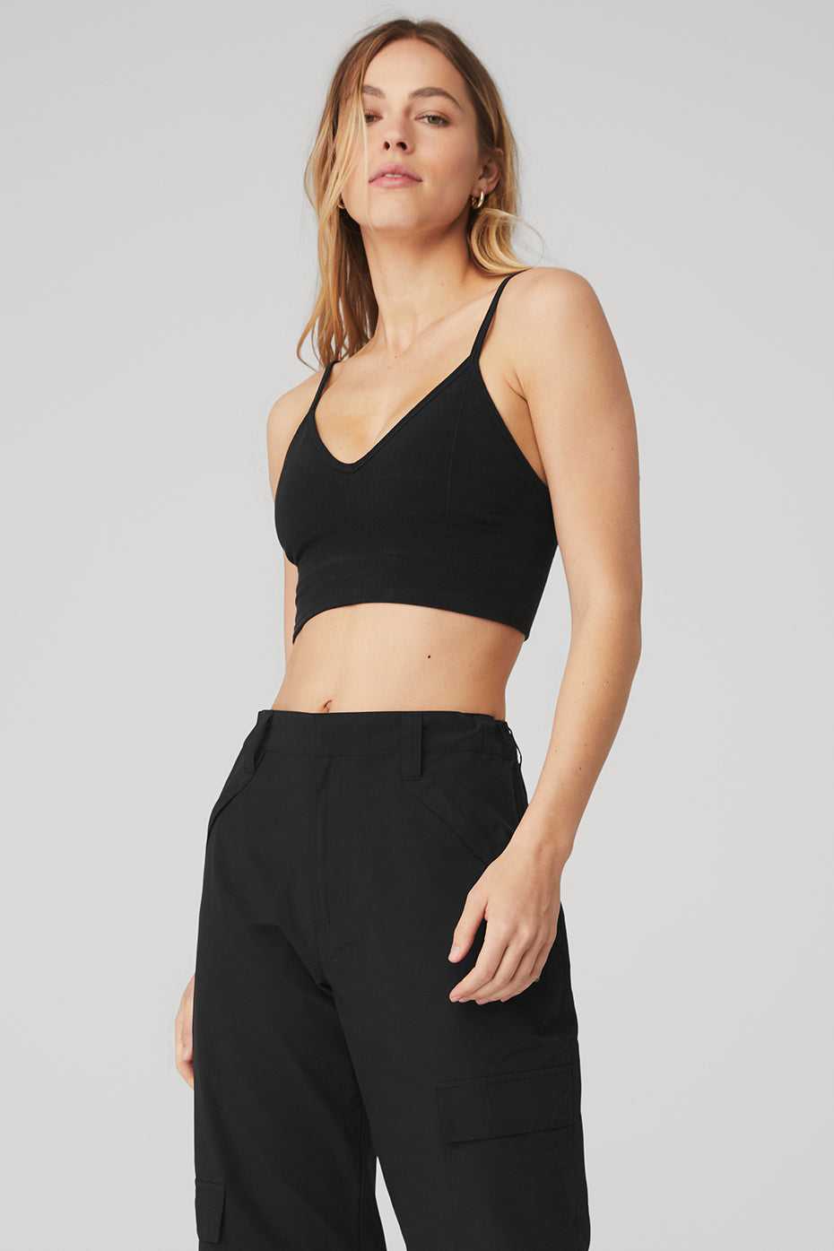 Alo Yoga USA Delightlette Black | 5934780-HX