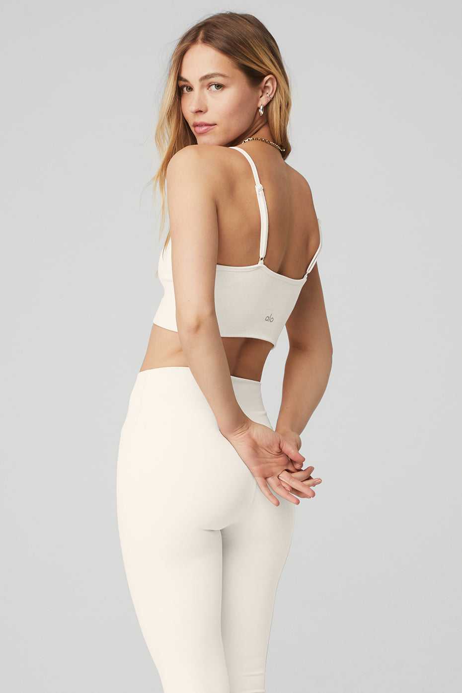 Alo Yoga USA Delightlette Ivory | 6527349-OL