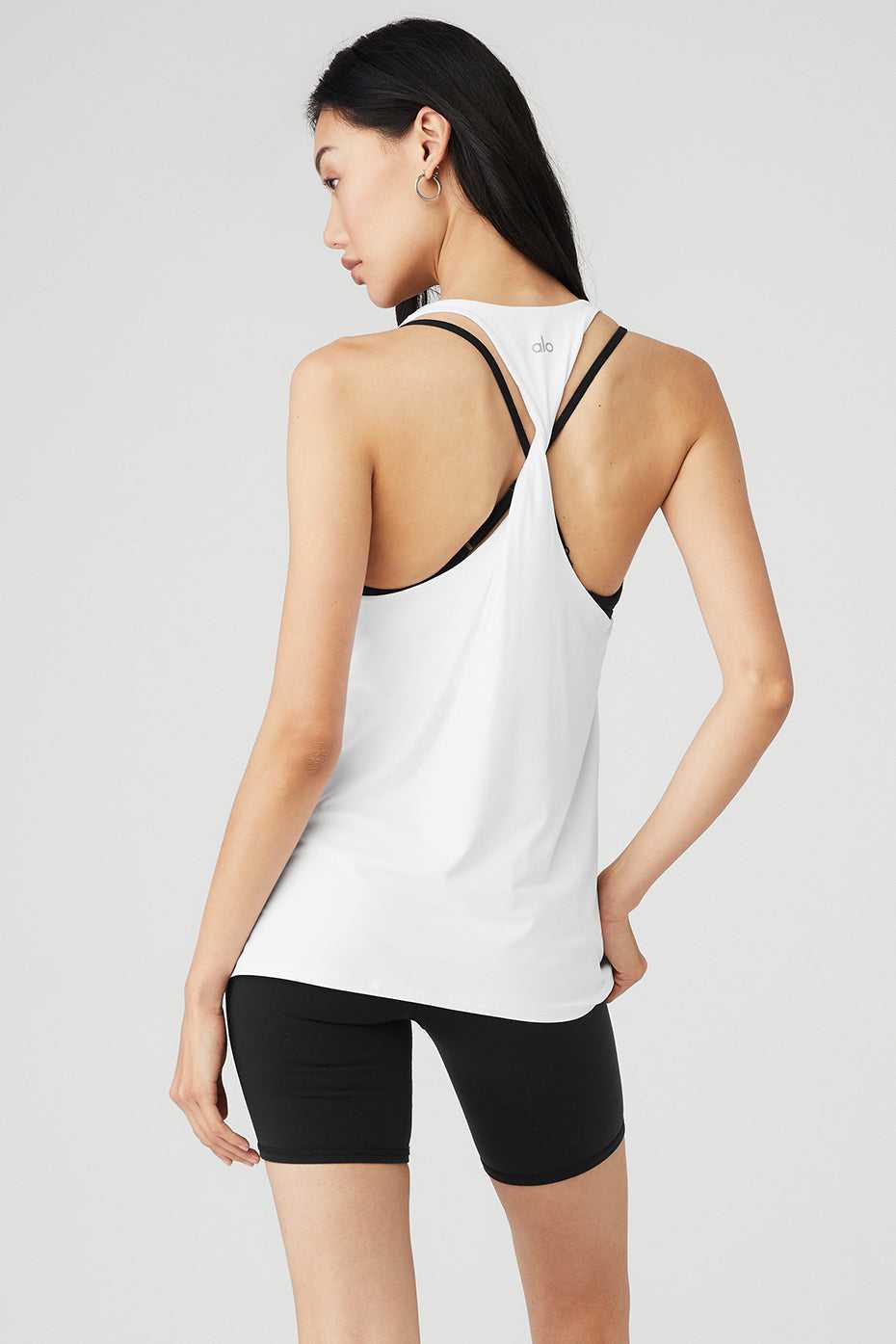 Alo Yoga USA Don't Get It Twisted White | 3278495-GF