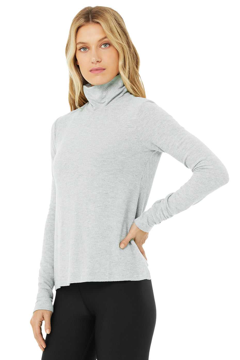 Alo Yoga USA Embrace Long Sleeve Athletic Grey | 8317295-XH