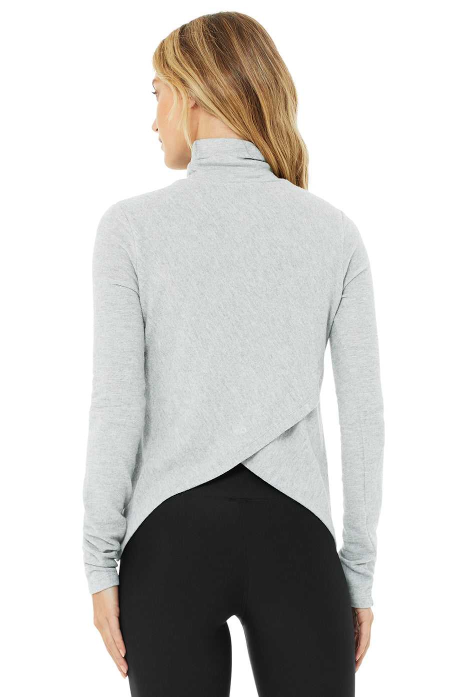 Alo Yoga USA Embrace Long Sleeve Athletic Grey | 8317295-XH