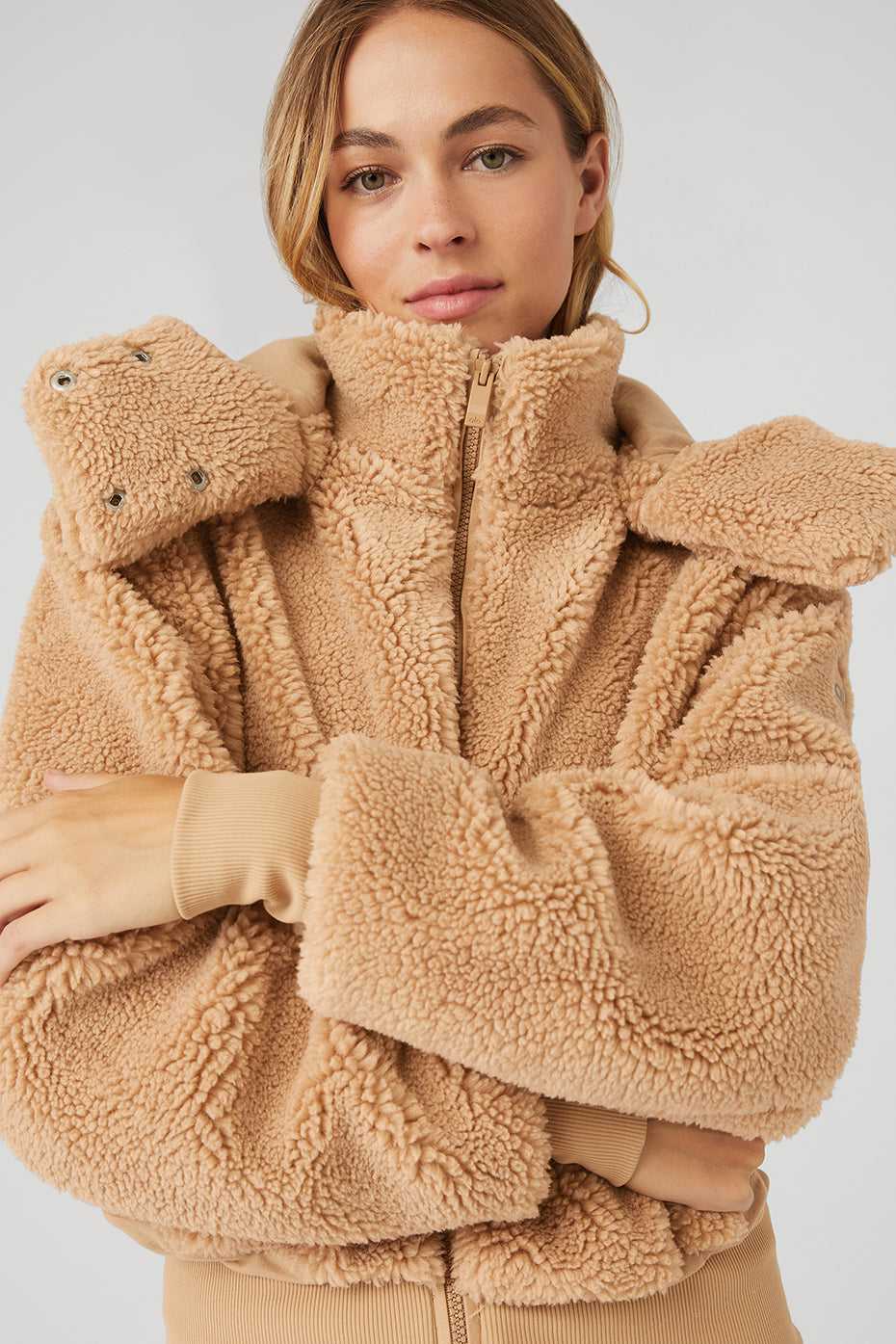 Alo Yoga USA Foxy Sherpa Camel | 6431508-PQ