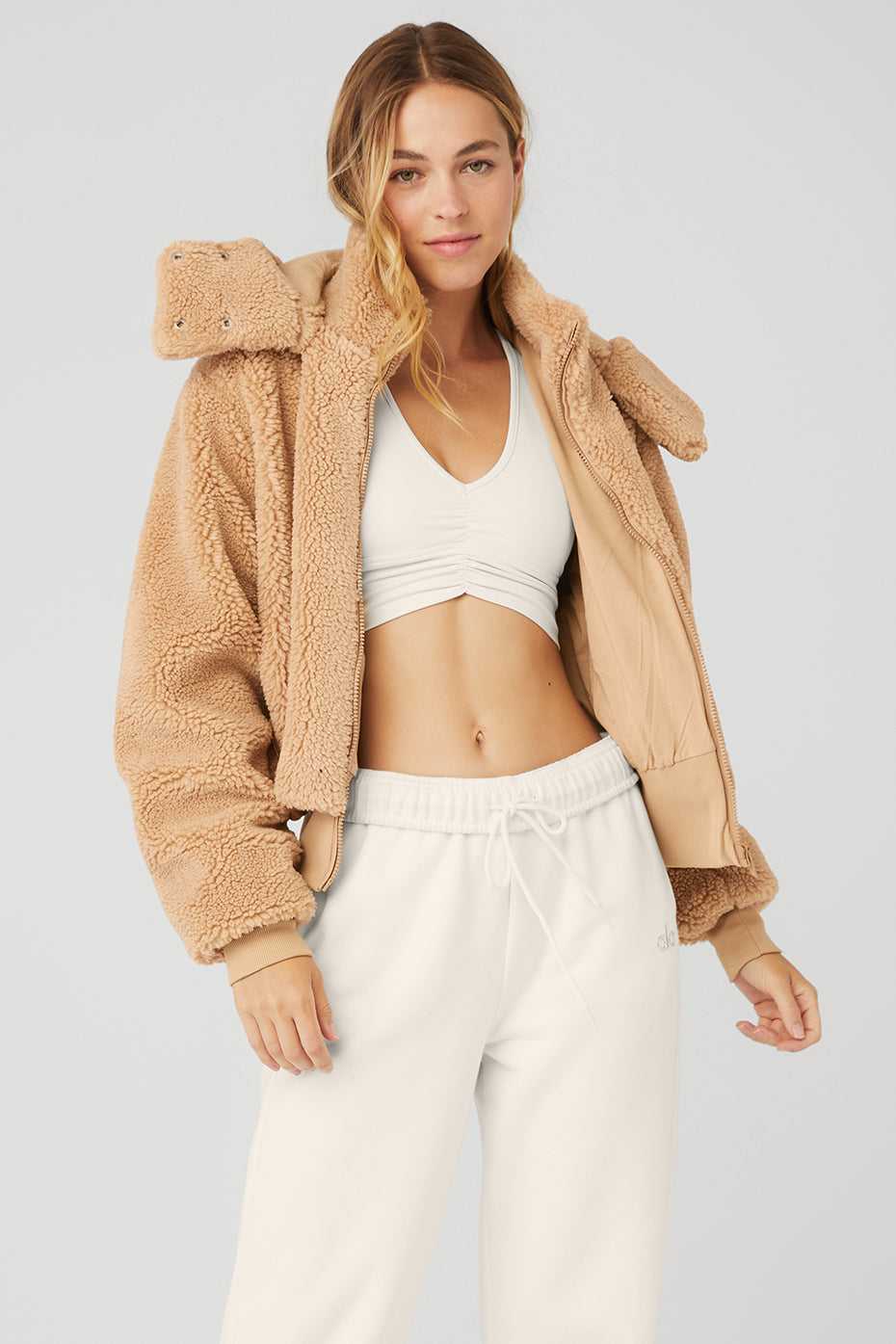 Alo Yoga USA Foxy Sherpa Camel | 6431508-PQ