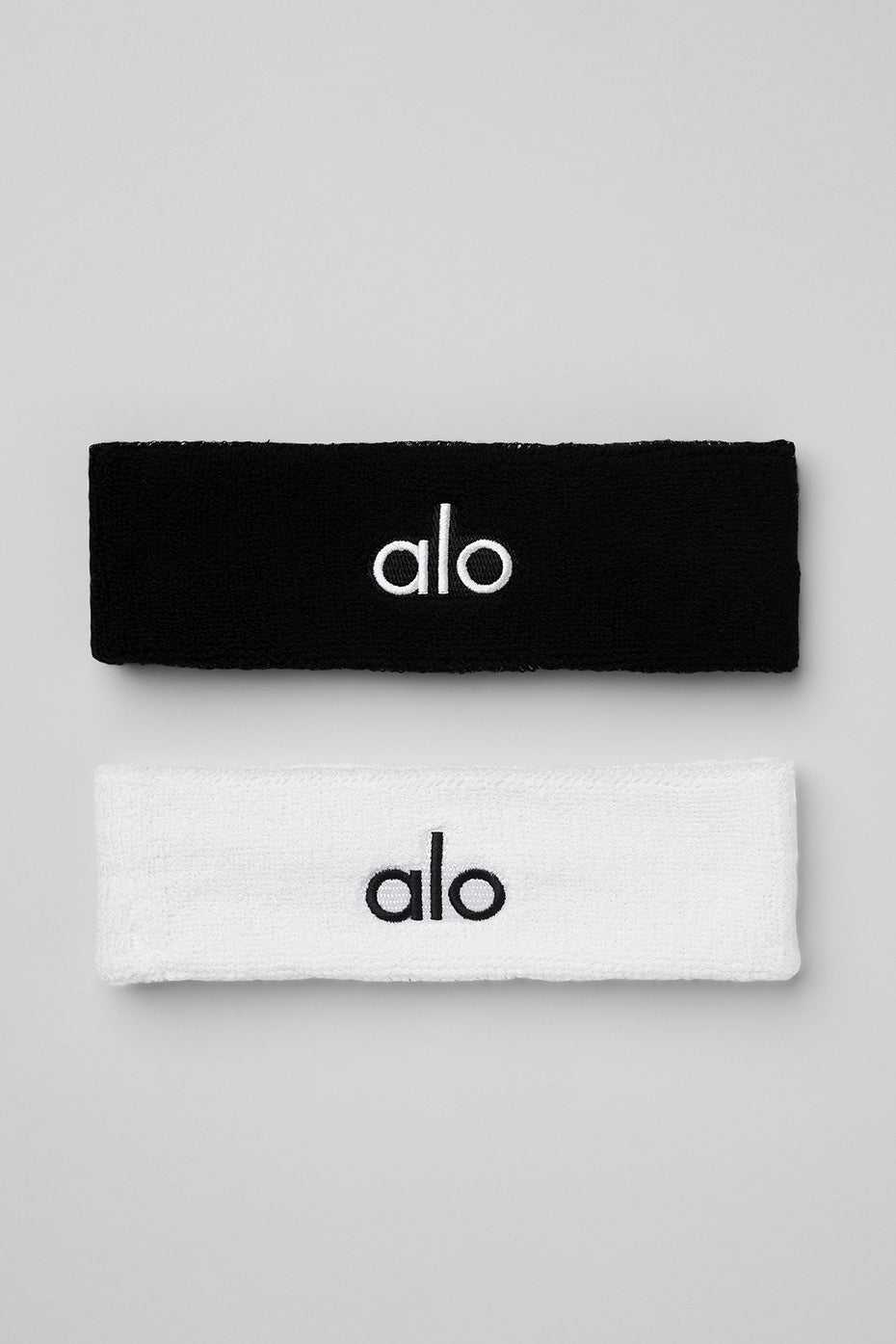 Alo Yoga USA Glow Sweatband (2-Pack) Black | 4782605-CZ