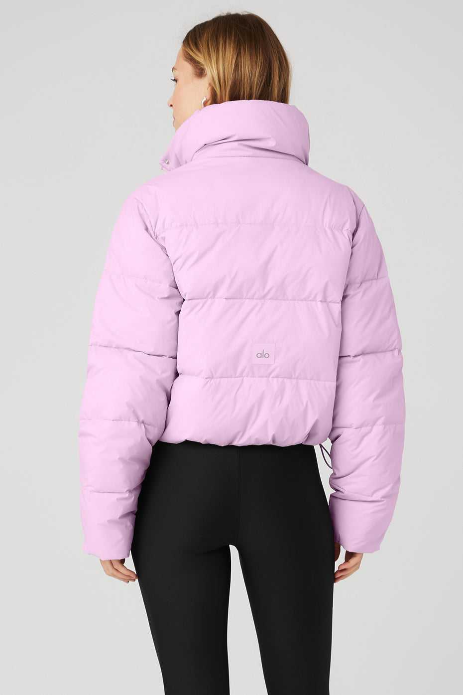 Alo Yoga USA Gold Rush Puffer Sugarplum Pink | 4326915-QM