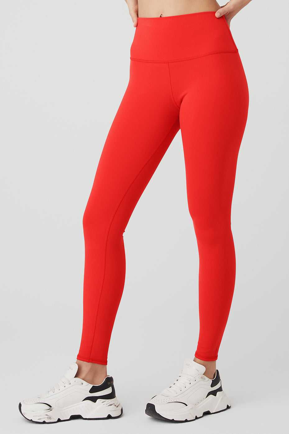 Alo Yoga USA High-Waist Airbrush Red Hot Summer | 8140759-RF