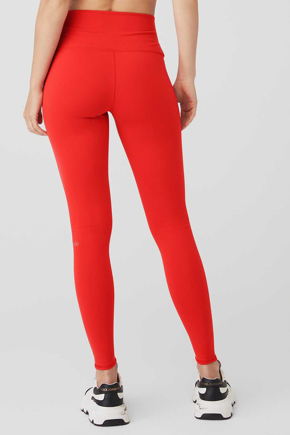 Alo Yoga USA High-Waist Airbrush Red Hot Summer | 8140759-RF