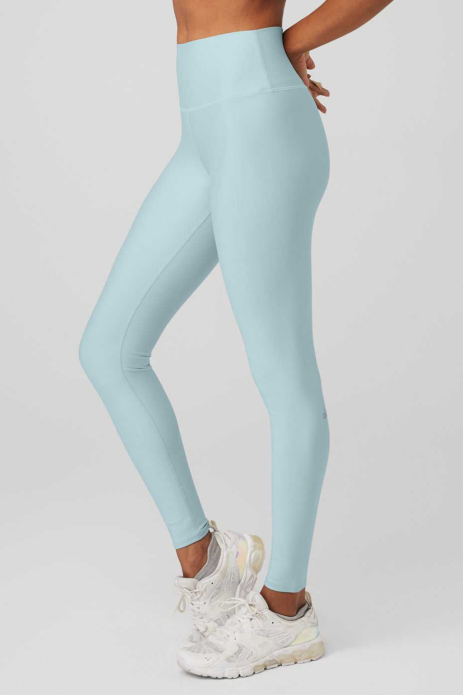 Alo Yoga USA High-Waist Airlift Chalk Blue | 5139846-CS