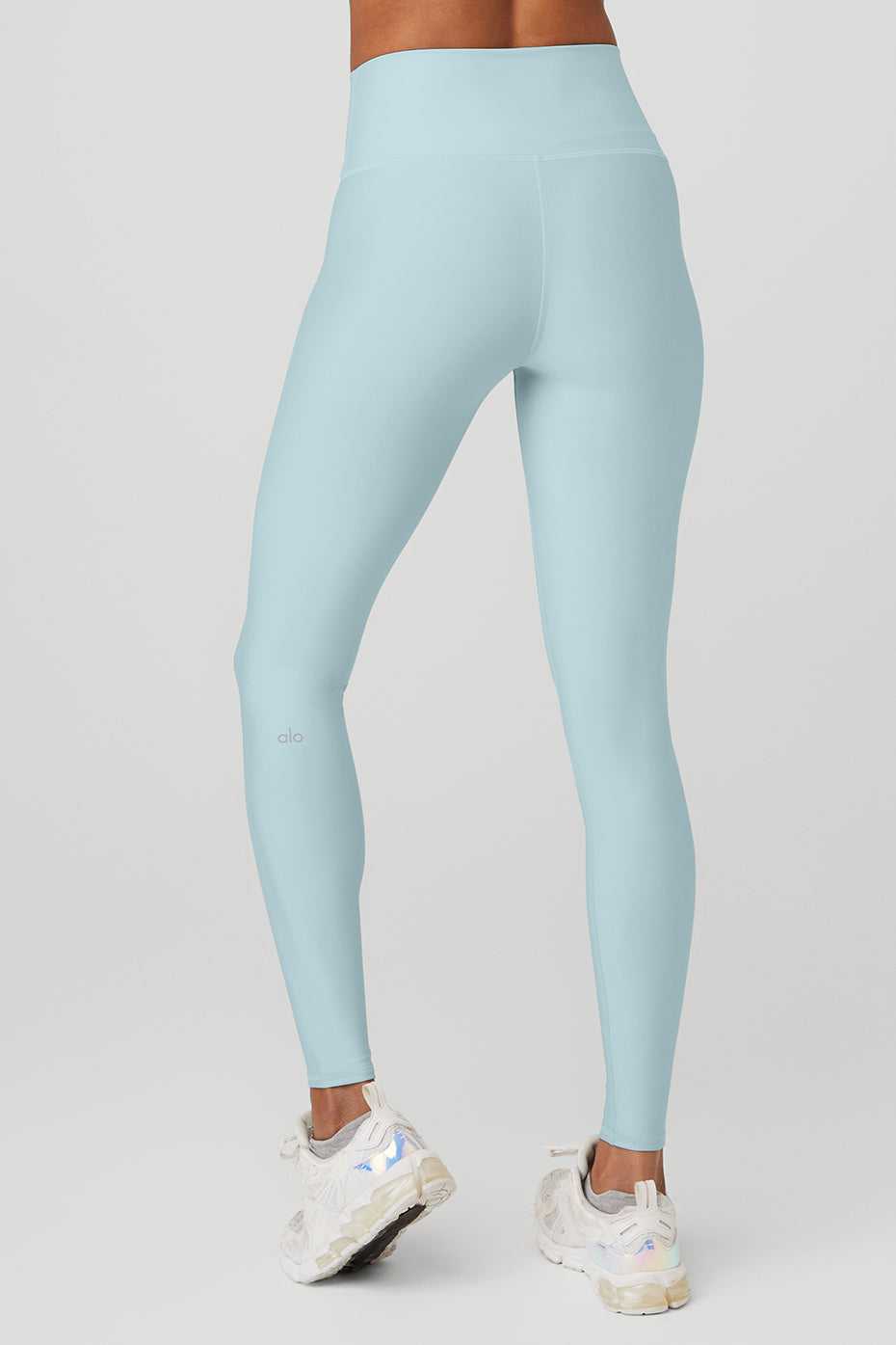 Alo Yoga USA High-Waist Airlift Chalk Blue | 5139846-CS