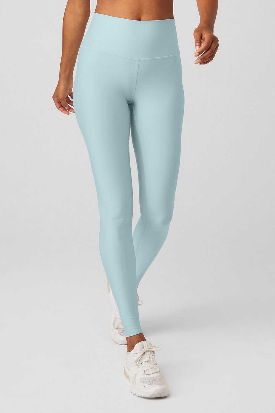 Alo Yoga USA High-Waist Airlift Chalk Blue | 5139846-CS