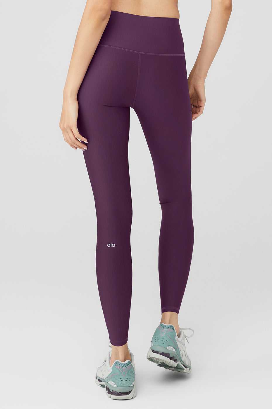 Alo Yoga USA High-Waist Airlift Dark Plum | 6231740-QL