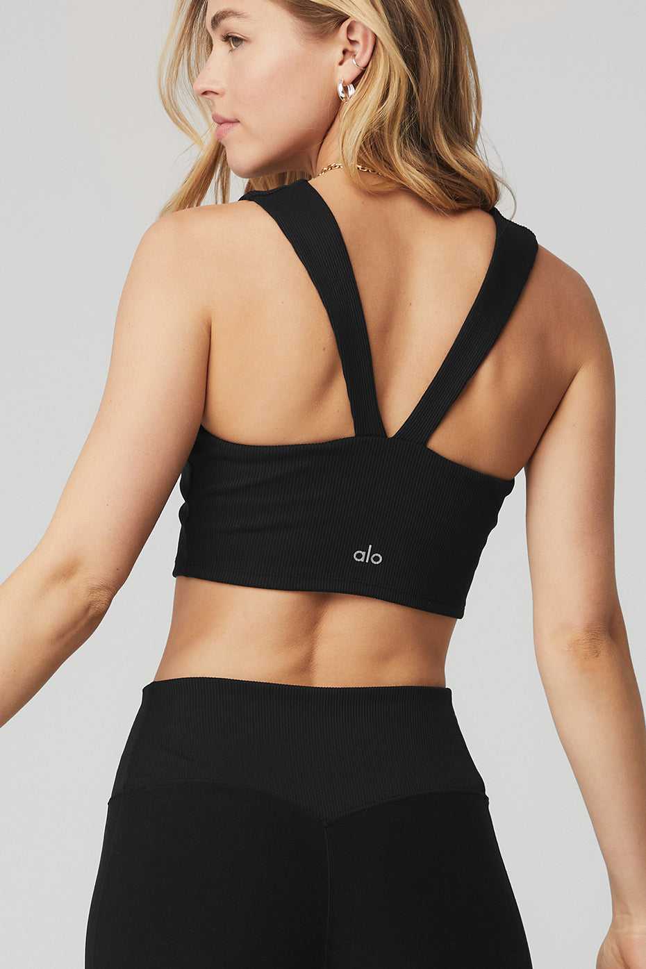 Alo Yoga USA High-Waist Alosoft Lounge Black | 3802547-JZ