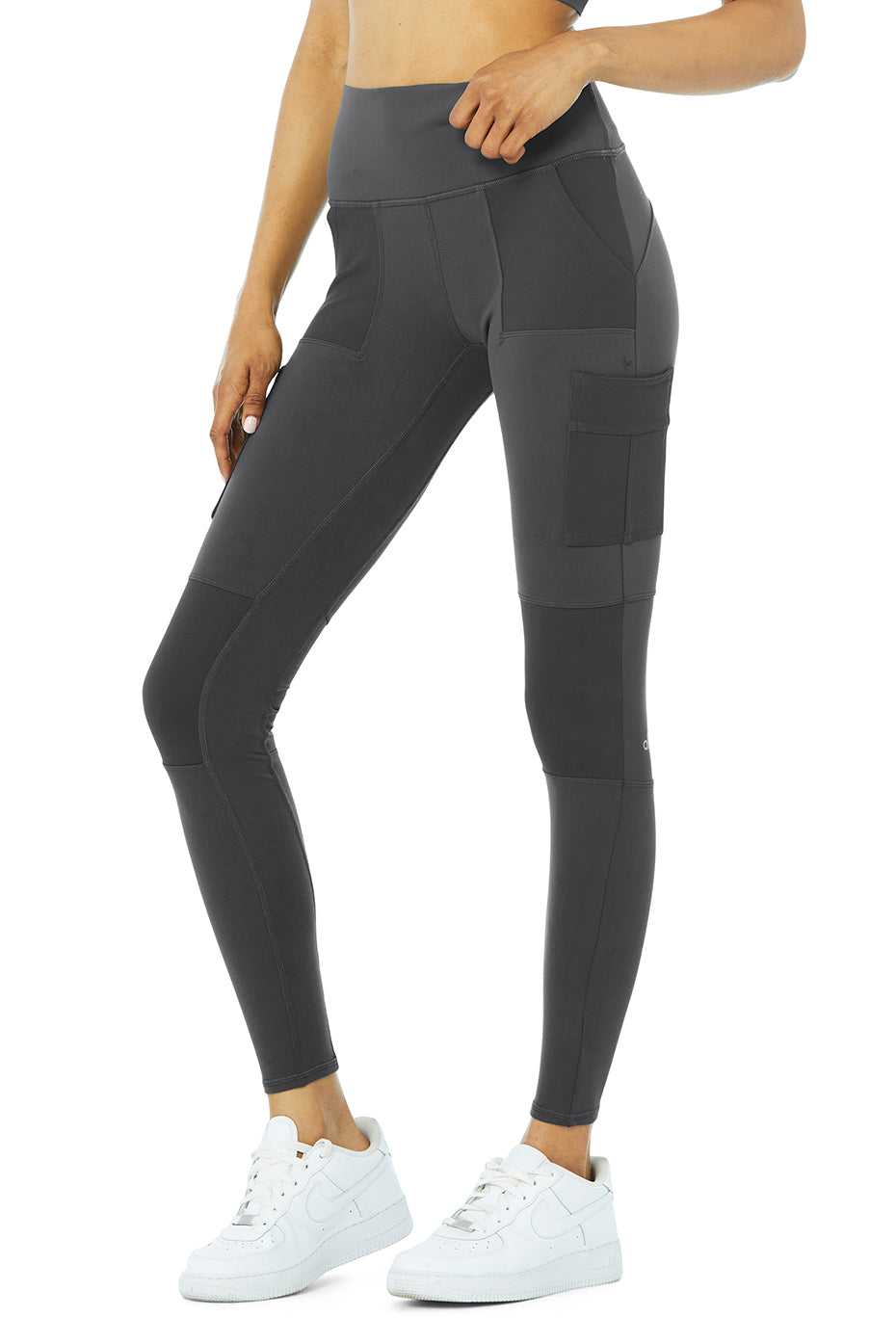 Alo Yoga USA High-Waist Cargo Anthracite | 6729584-SE