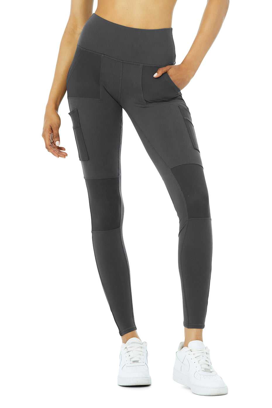 Alo Yoga USA High-Waist Cargo Anthracite | 6729584-SE