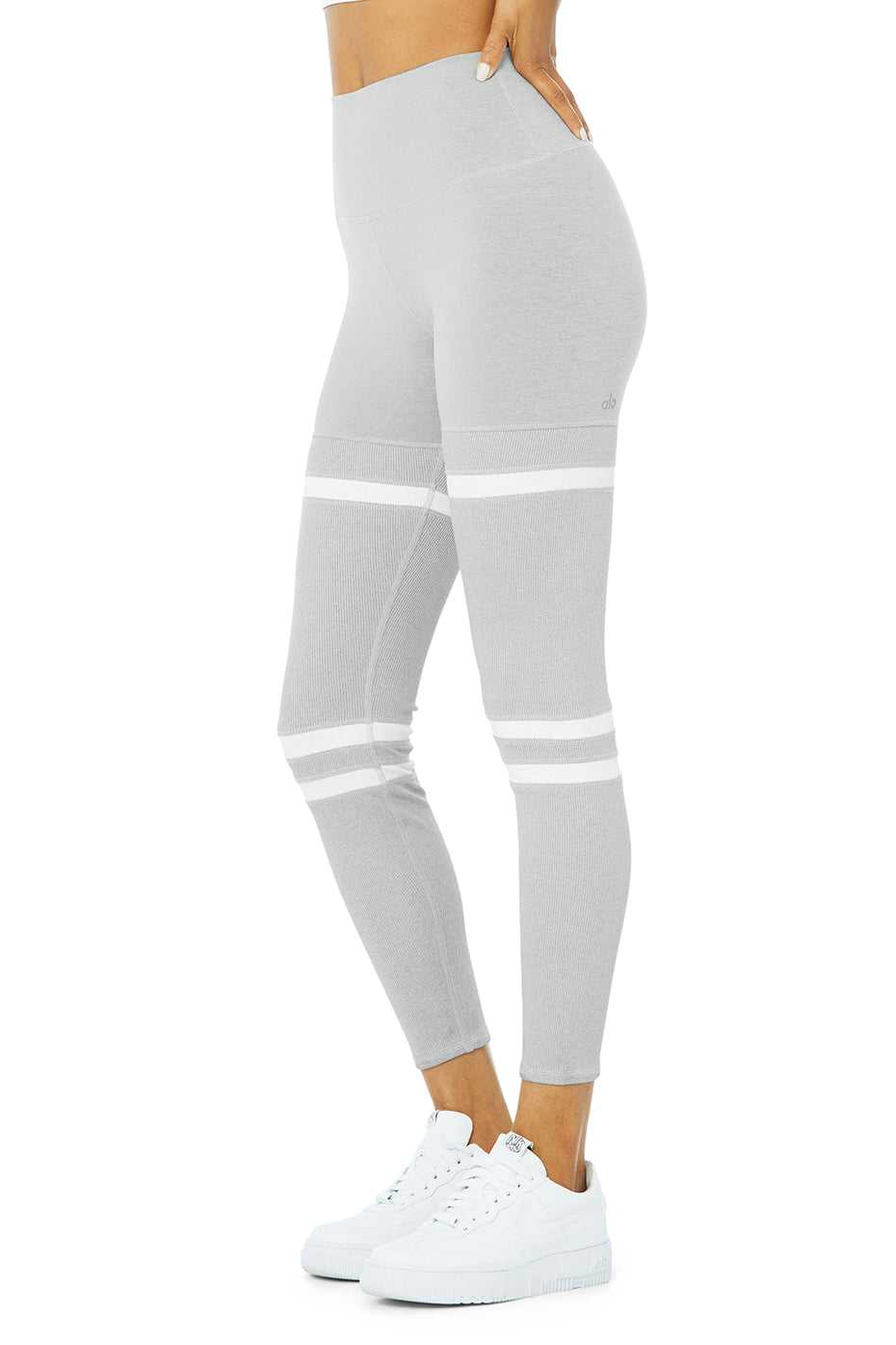 Alo Yoga USA High-Waist Legit Athletic Grey | 0594386-QE