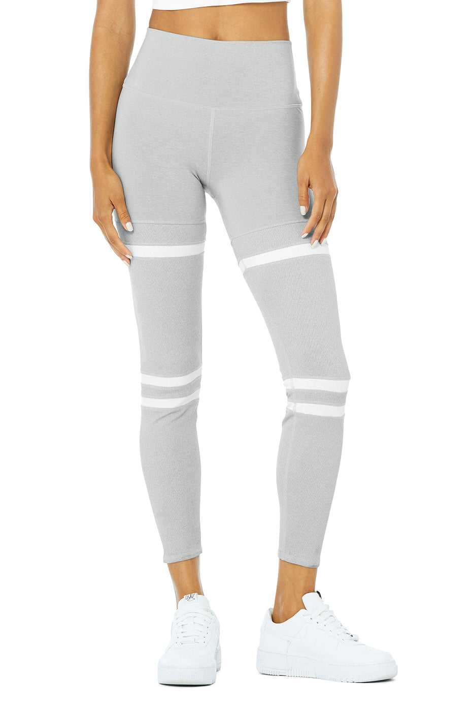 Alo Yoga USA High-Waist Legit Athletic Grey | 0594386-QE