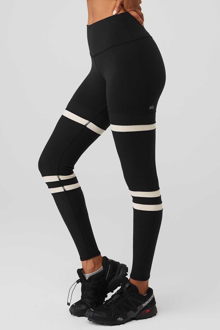 Alo Yoga USA High-Waist Legit Black | 7089146-WS