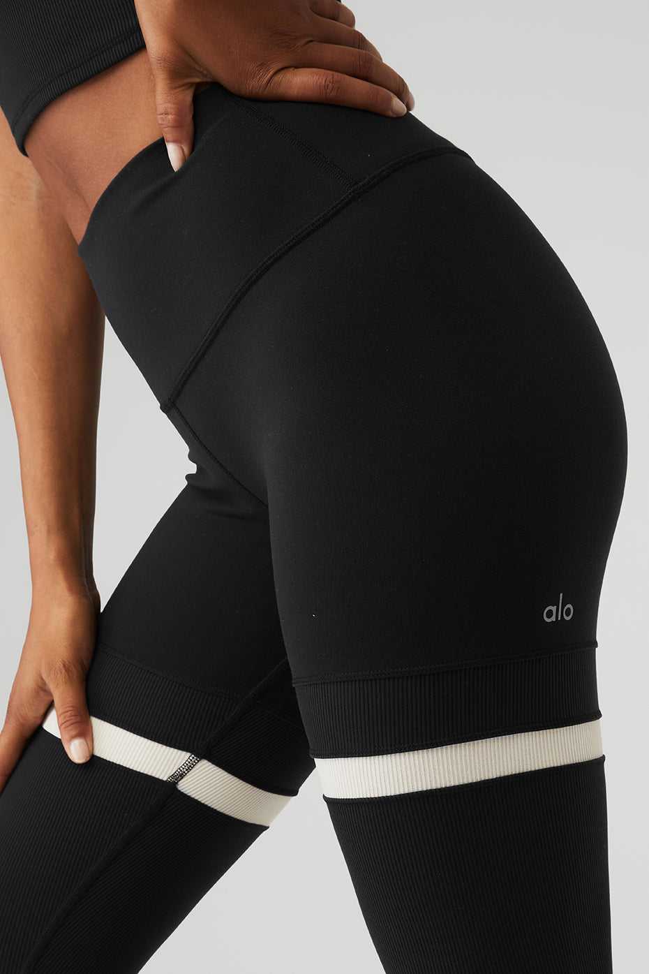 Alo Yoga USA High-Waist Legit Black | 7089146-WS