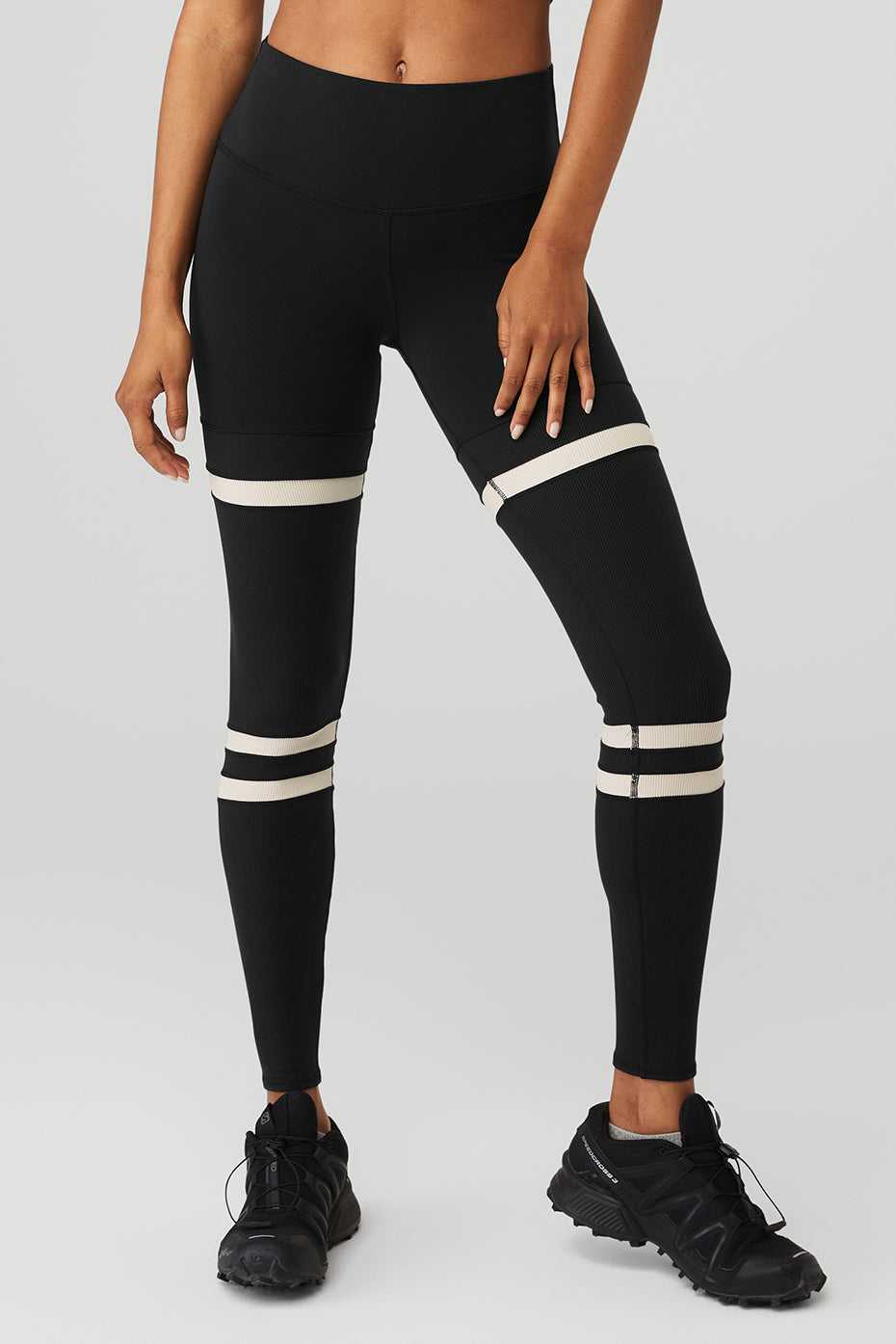 Alo Yoga USA High-Waist Legit Black | 7089146-WS