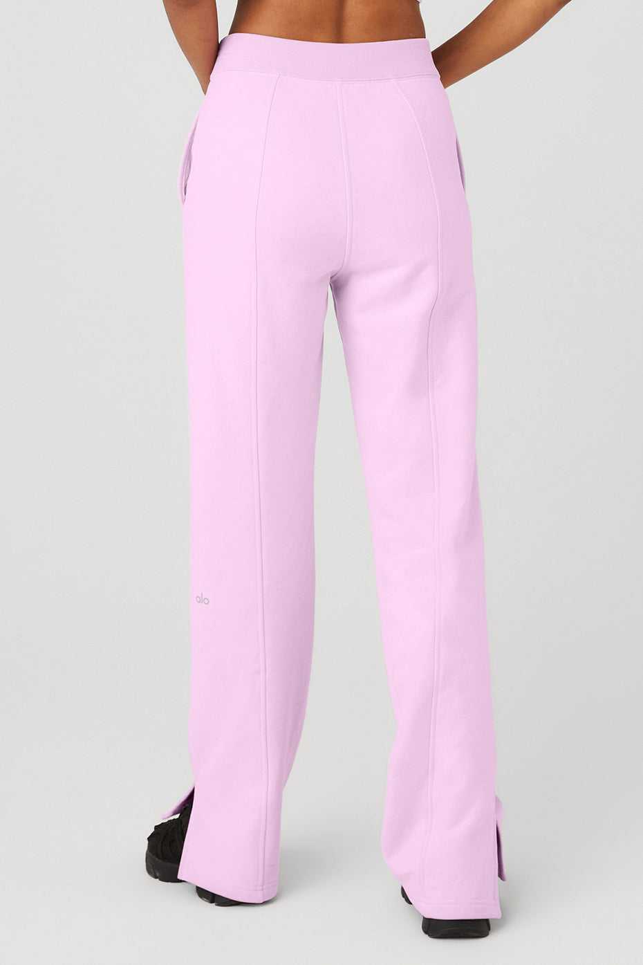 Alo Yoga USA High-Waist Offline Straight Leg Sugarplum Pink | 1856230-GM